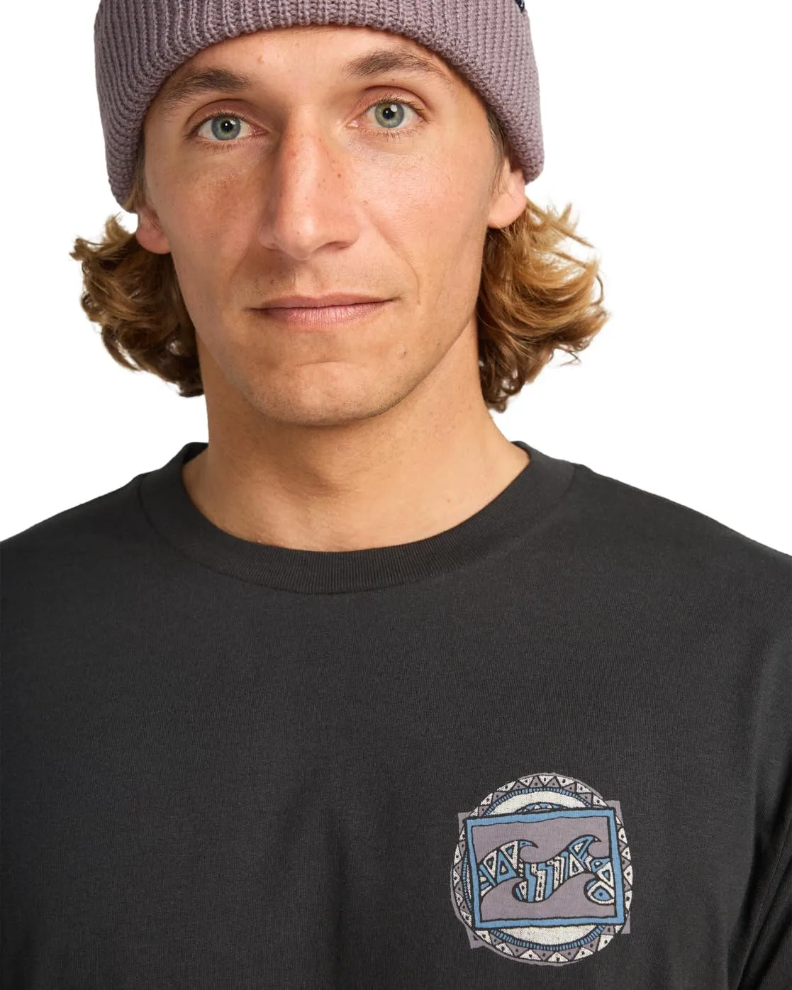 Billabong Crayon Wave SS T-Shirt Uomo M Bianco Cotone