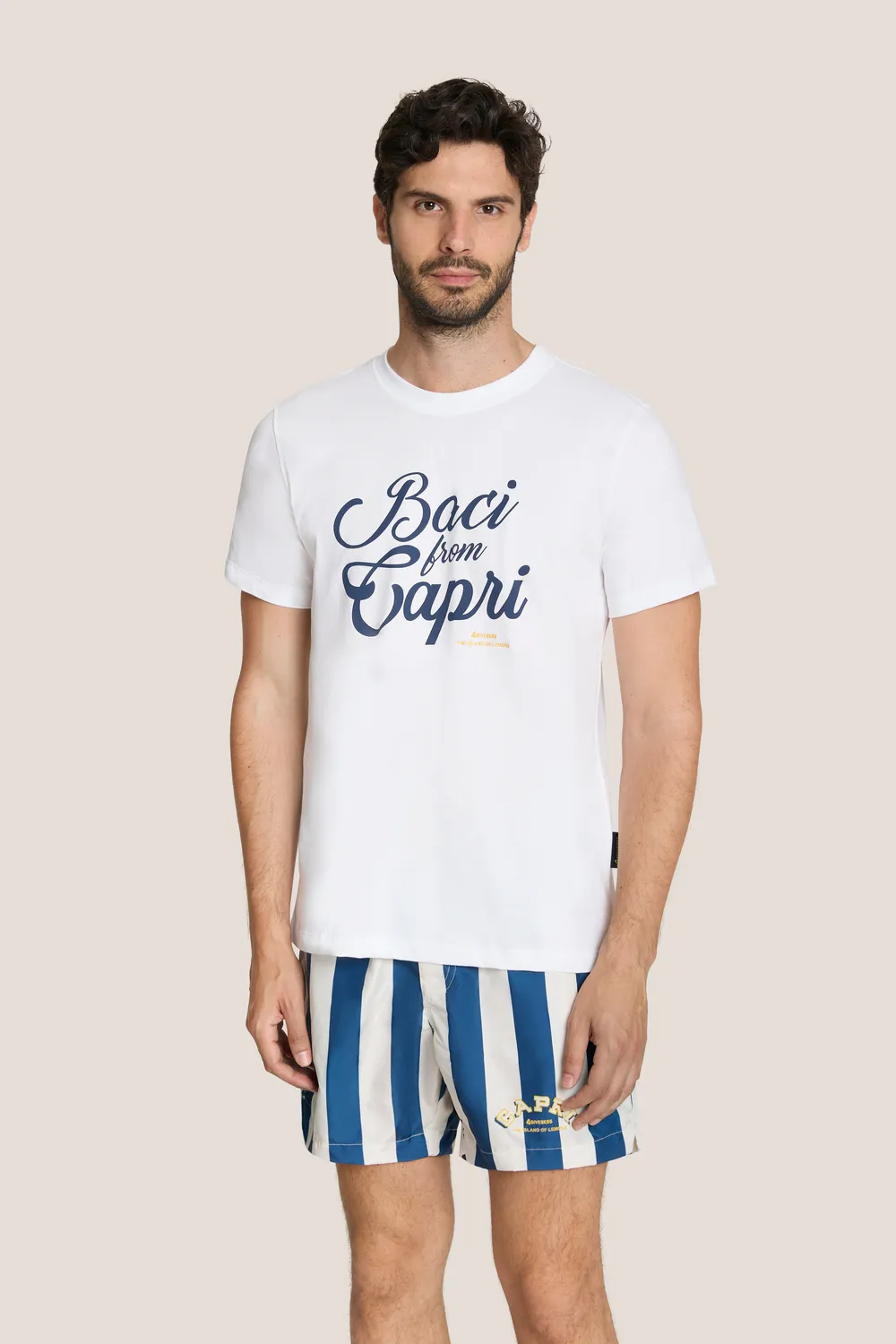 4Giveness Baci from Capri t-shirt uomo blu