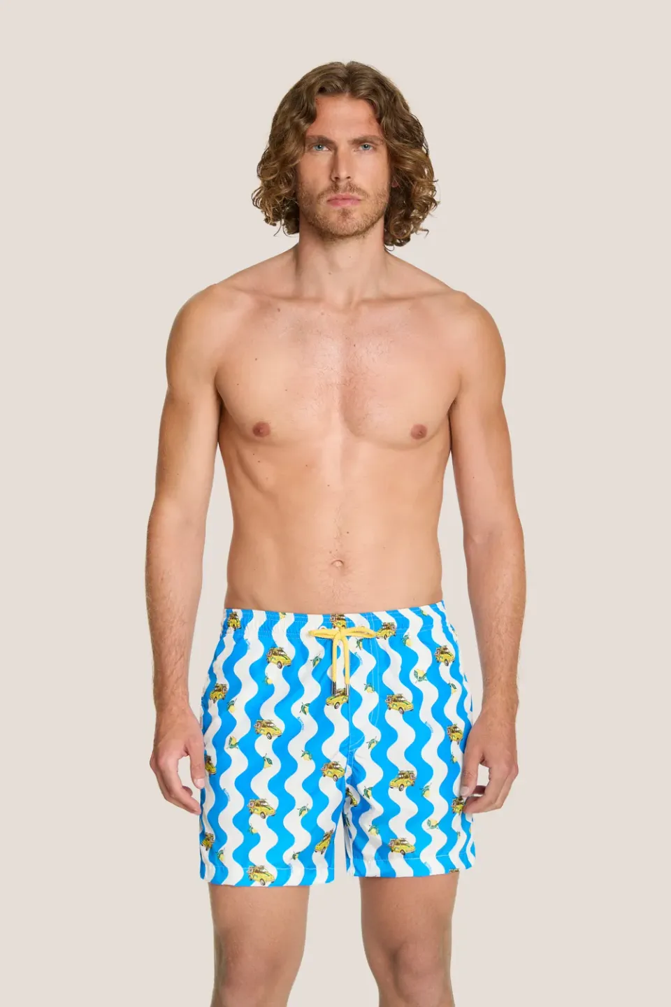 4Giveness Capri Short Mare Uomo Tinta Unita Blu
