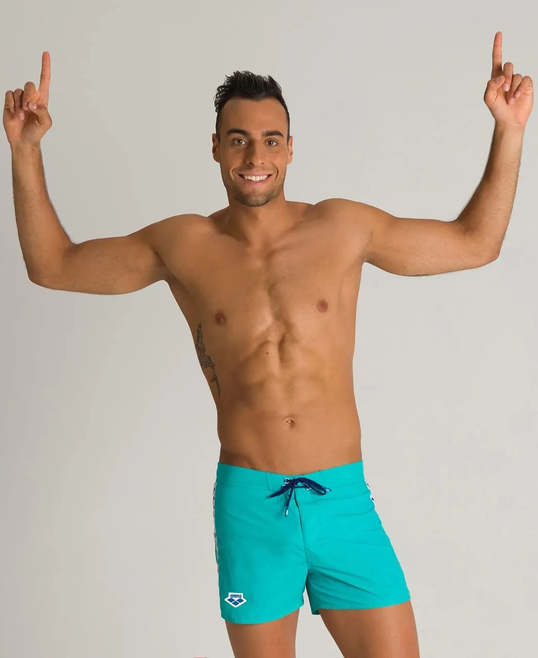 Arena Icons X-Short boxer mare uomo 32 cm rete interna