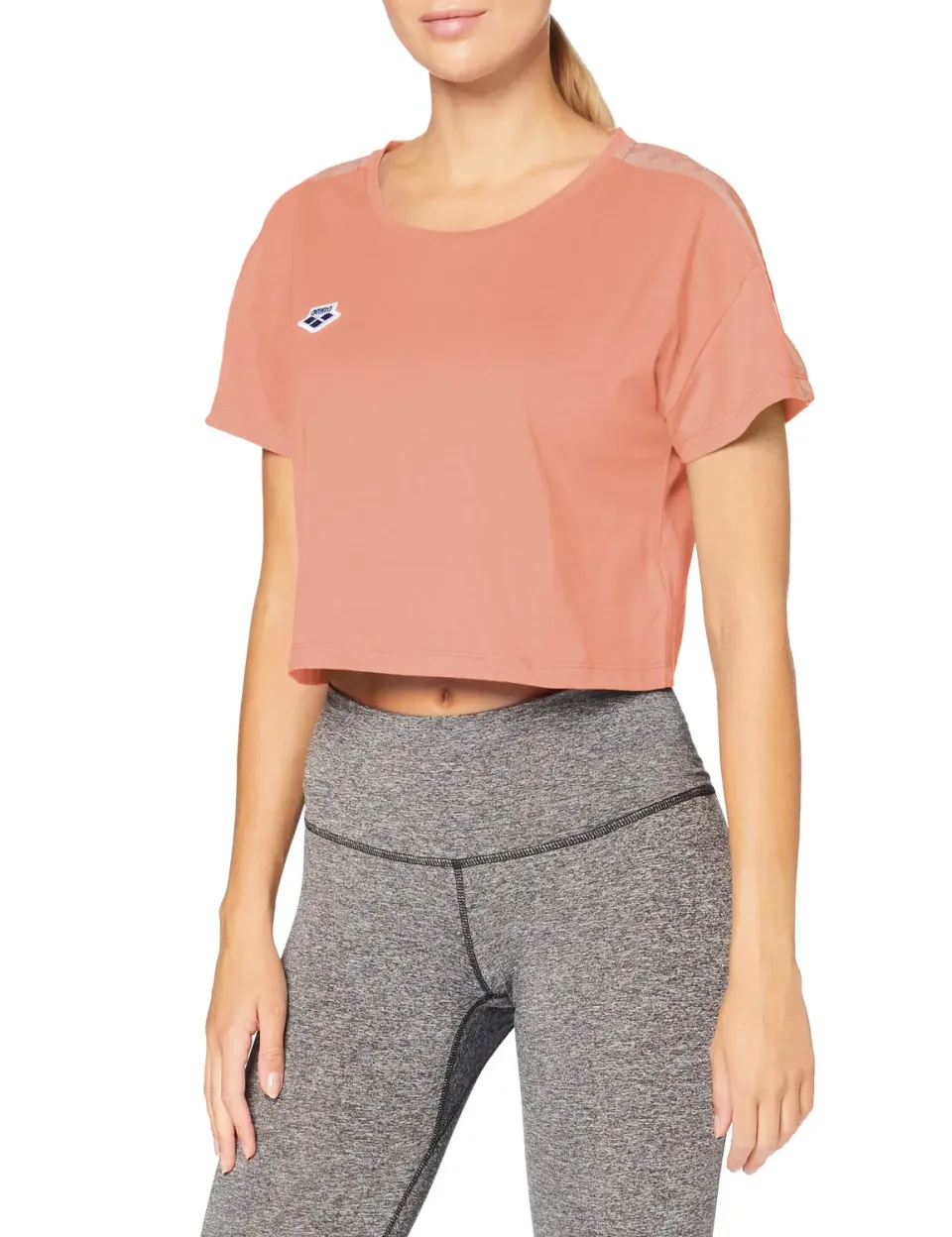 Arena Corinne Team t-shirt donna S powder pink oversize