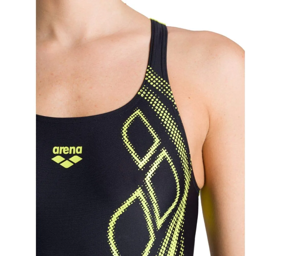 Arena Spirit Swim Pro Back costume intero donna nero taglia 40