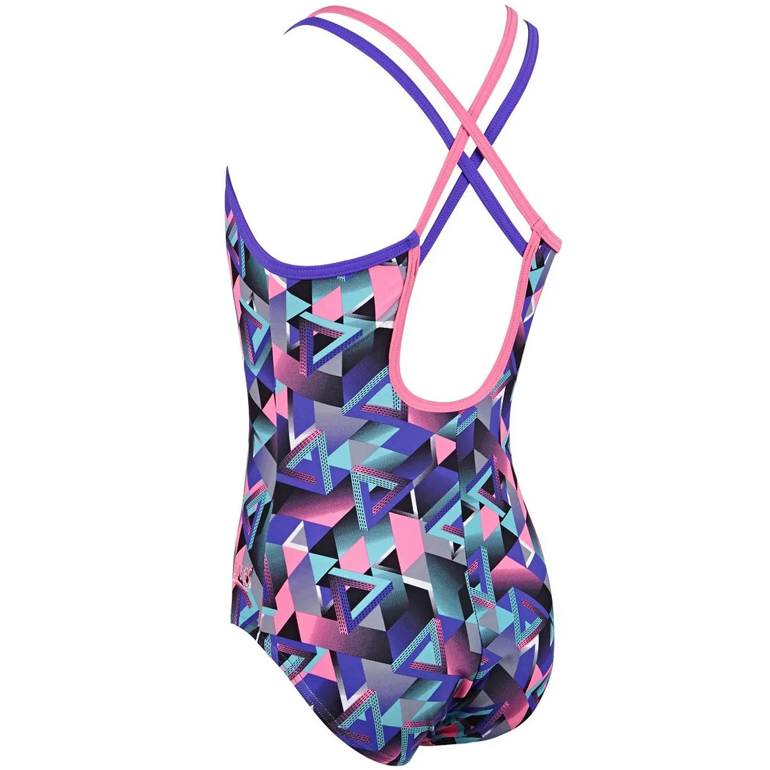 Zoggs Kitch Chaos Crossback costume intero bambina 12 anni cloro-resistente