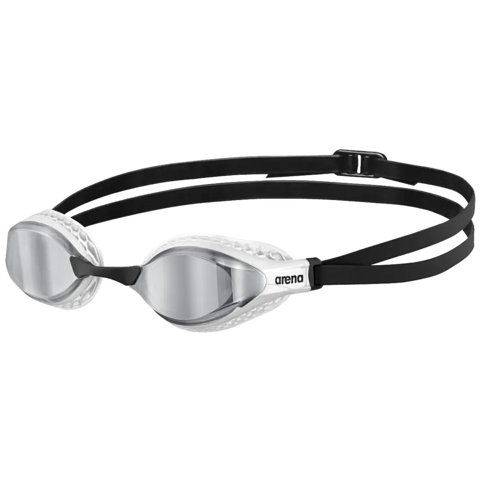 Arena Airspeed Mirror occhialini nuoto argento-bianco