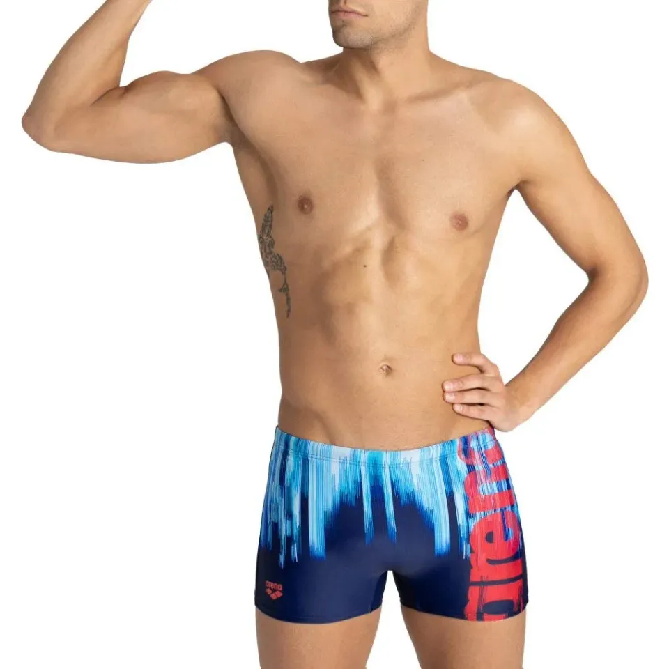 Arena Drawing Short pantaloncino mare navy-multi 50 UPF 50+