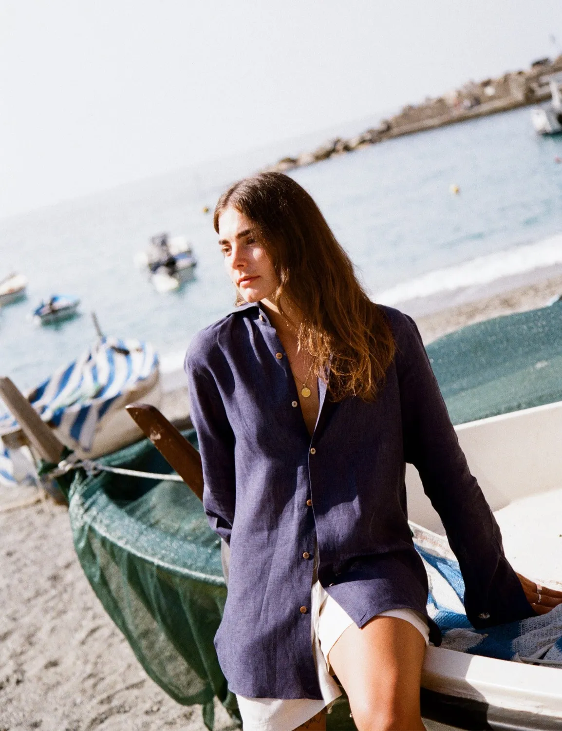 Ripa Ripa Elba Blu Notte camicia uomo elegante
