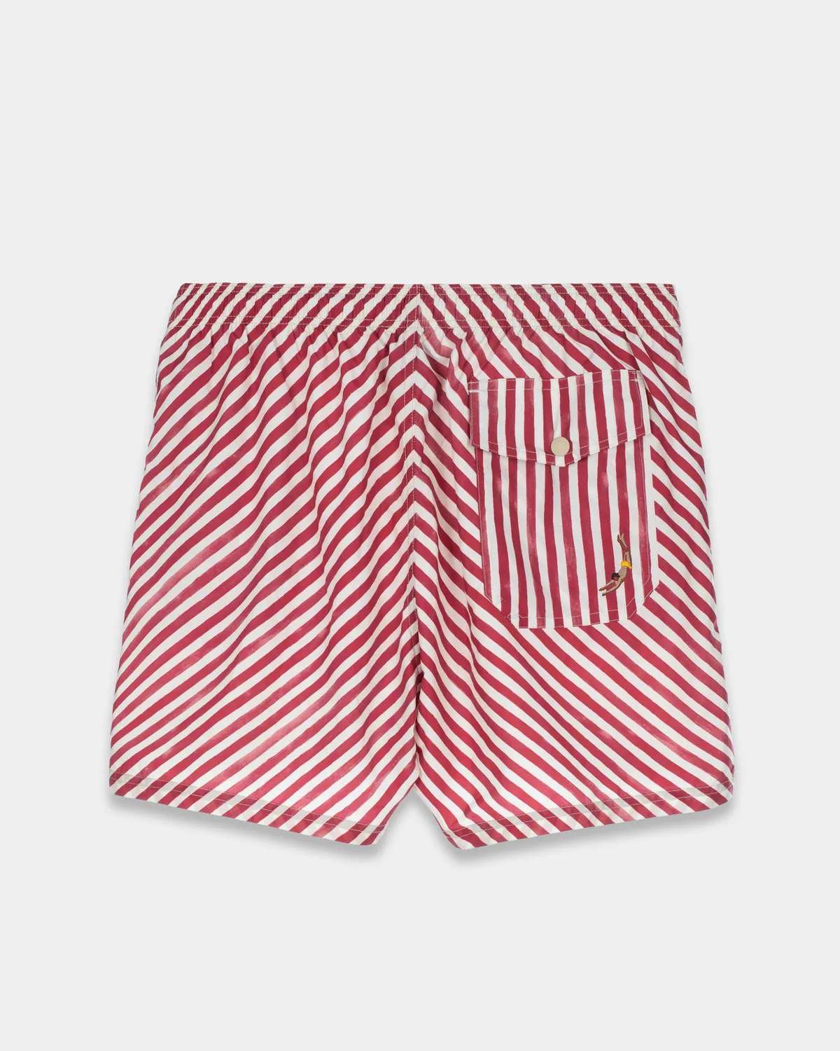 Mosso Sunwear Red Wave costumi mare rossi media lunghezza