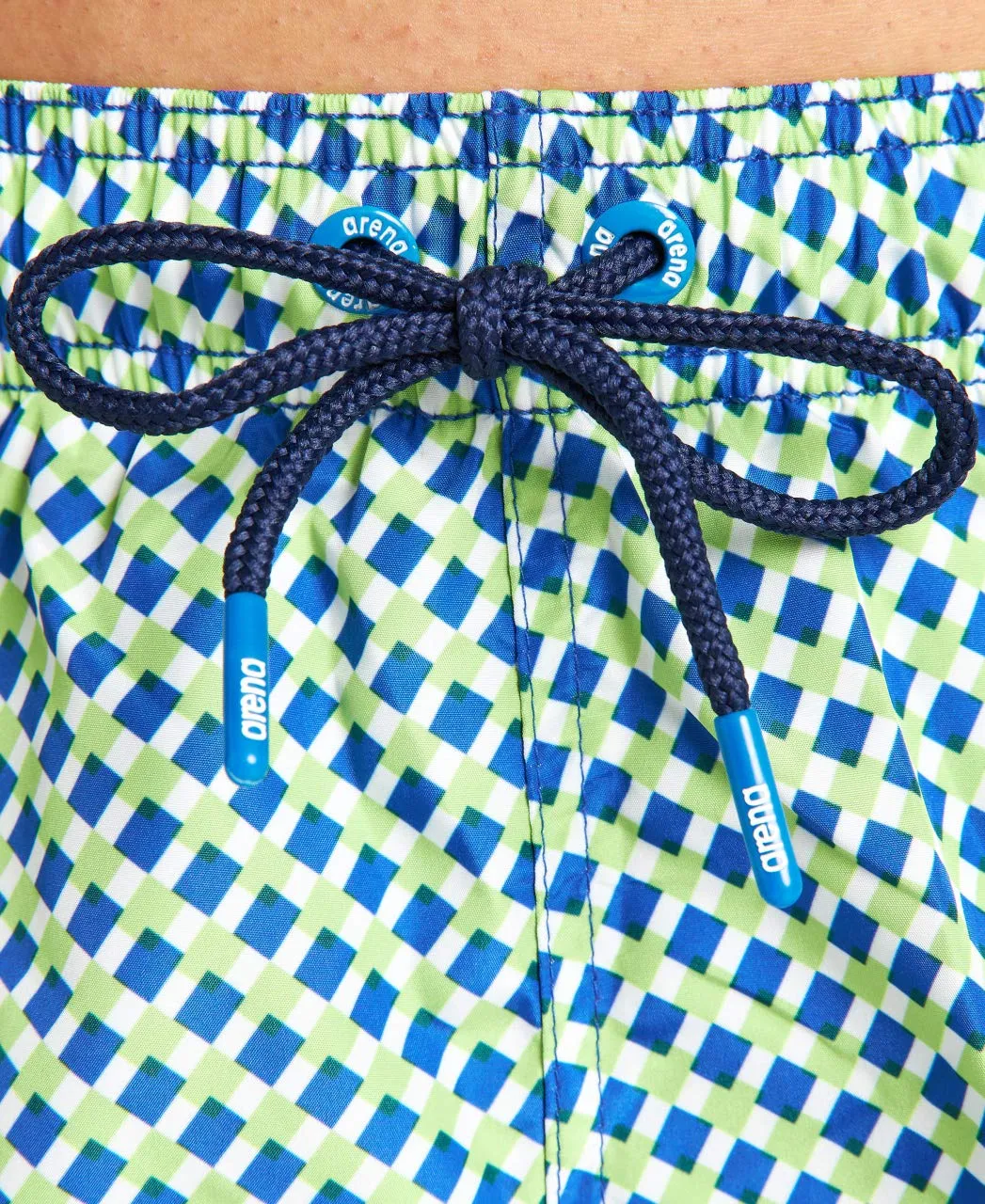Arena M Fundamentals Allover Short boxer uomo neon blue cloro