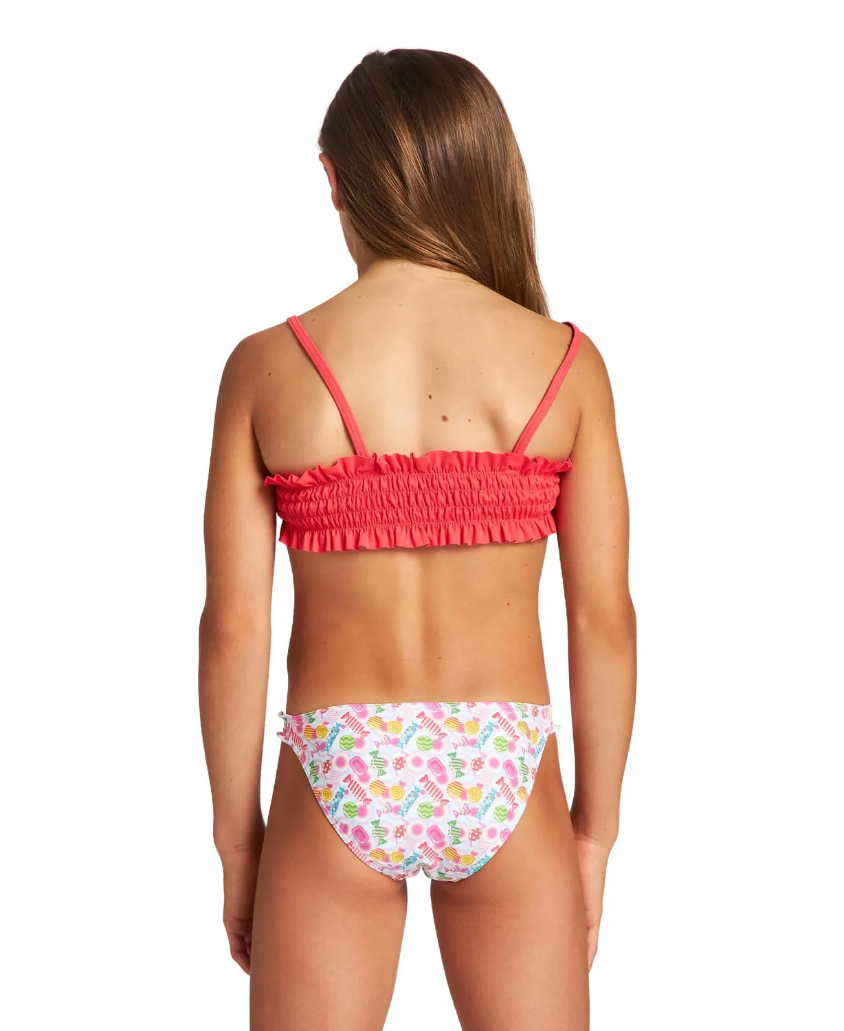Arena Sweetie Jr Bandeau bikini bambina rosa 9 anni