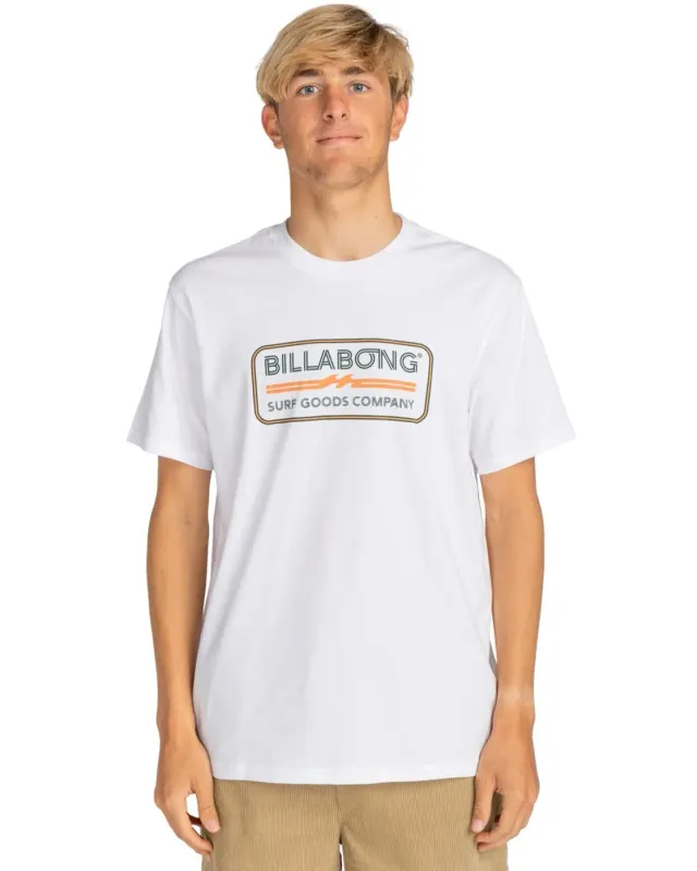Billabong Trademark SS camicia uomo XS bianca cotone
