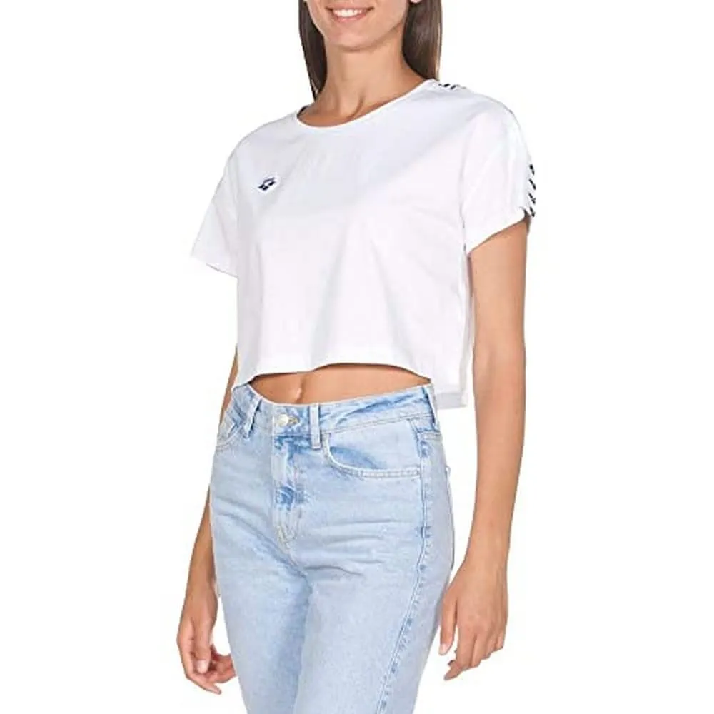 Arena Corinne Team t-shirt donna oversize bianca streetwear