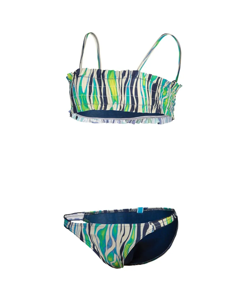 Arena Water Print Bandeau bikini bambina 8-9 anni asciugatura rapida
