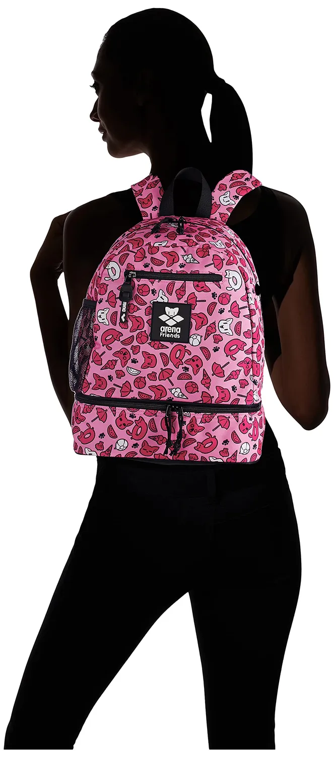 Arena 004339 zaino bimbi rosa 20 litri bagnato