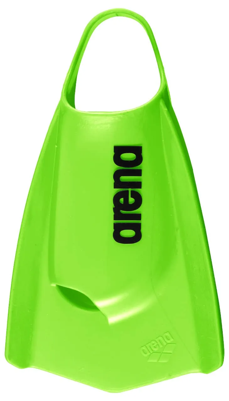 Arena Powerfin Pro pinne corte verde 46-47 silicone