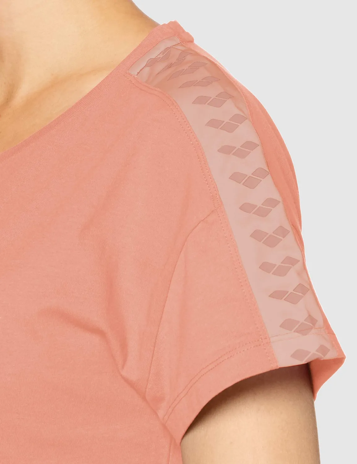 Arena Corinne Team t-shirt donna S powder pink oversize