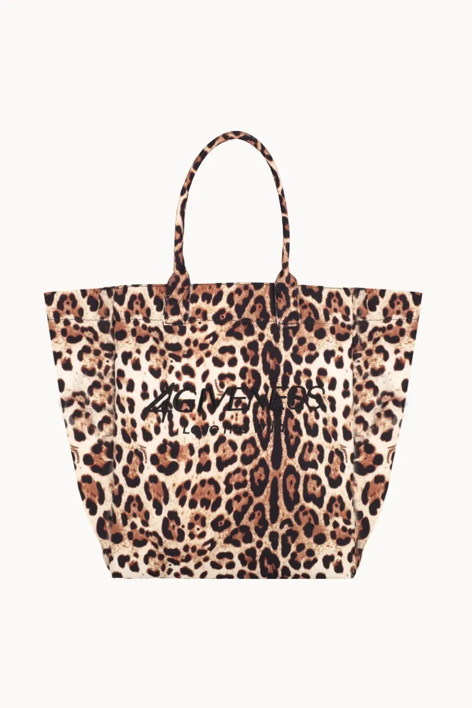 4 Giveness Decostruita Leopard borsa donna animalier morbida