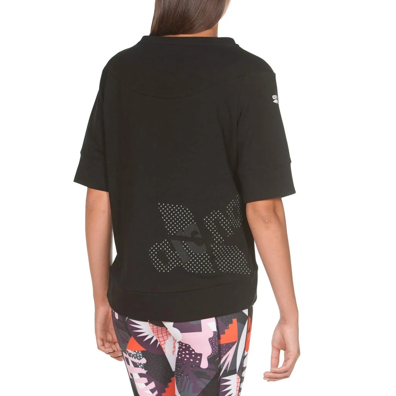 Arena Gym S/S Fleece maglia fitness donna taglio ampio
