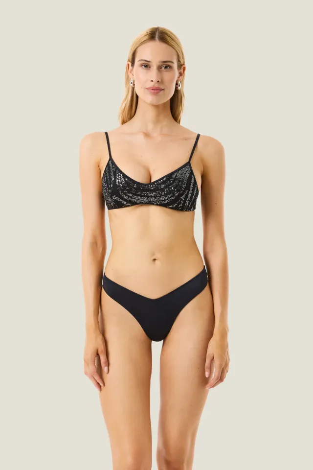 4 Giveness Paillettes Luxury Resort Top Bikini Luminoso