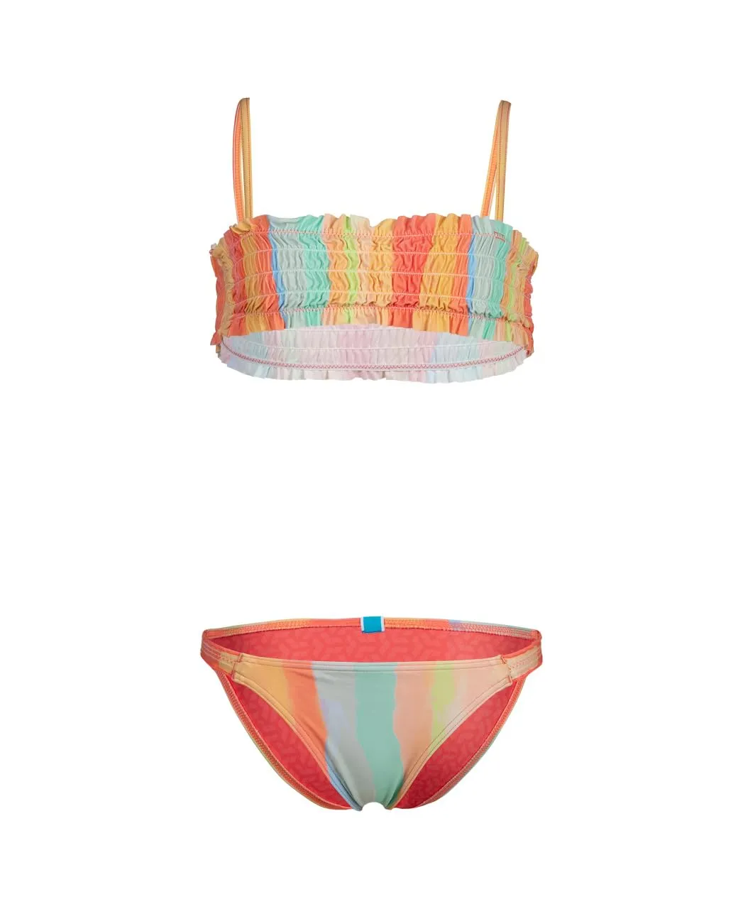Arena Water Print Bandeau bikini bambina 8-9 anni asciugatura rapida