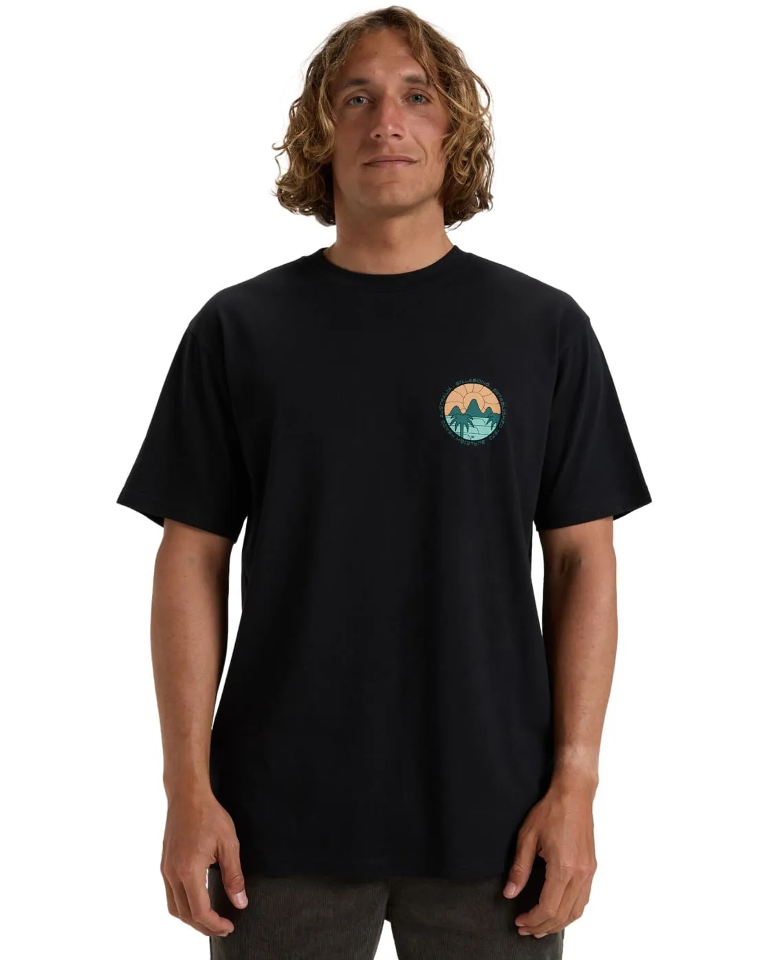 Billabong Brightness SS t-shirt uomo L Senape cotone