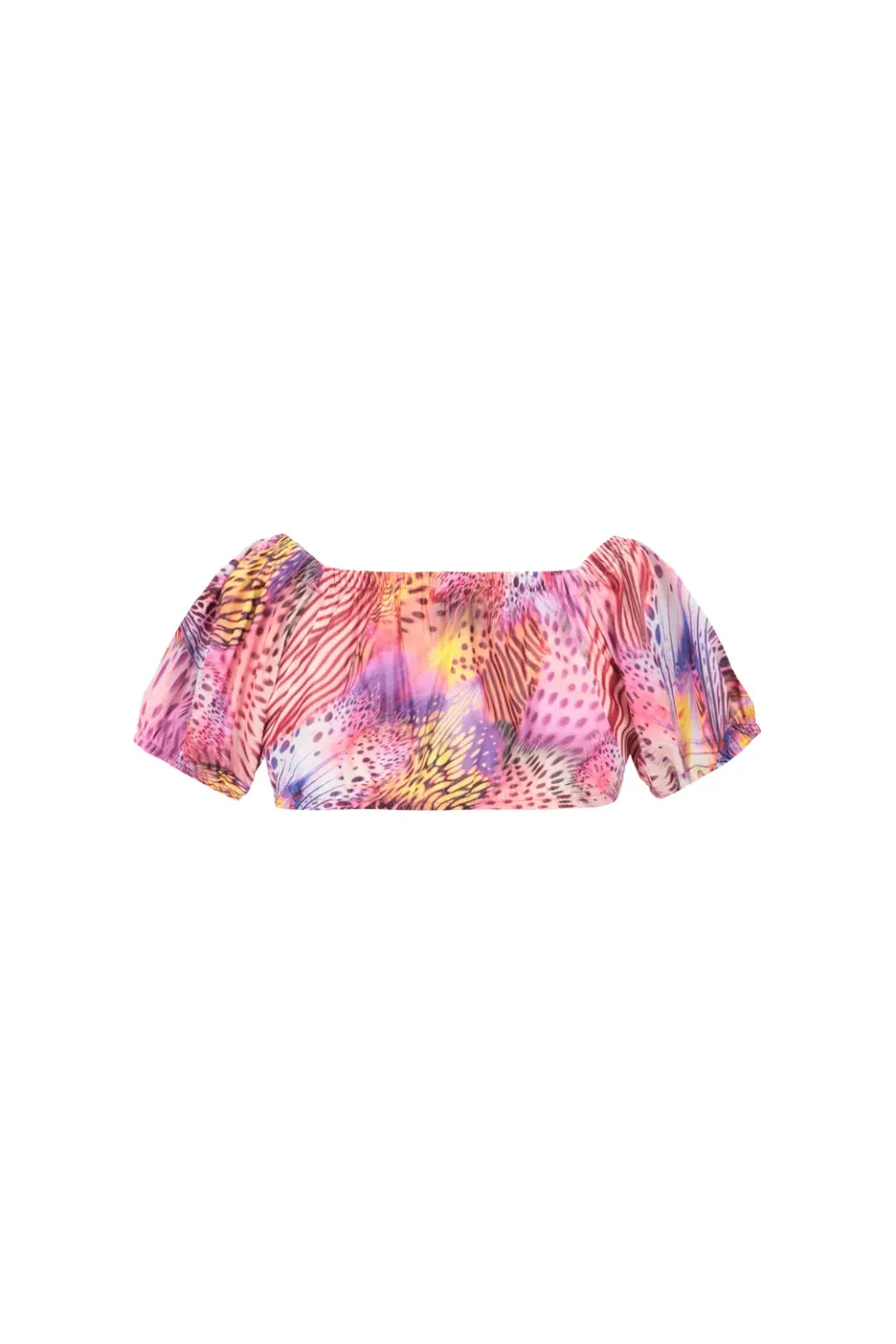 4 Giveness georgette crop top bimba fantasia