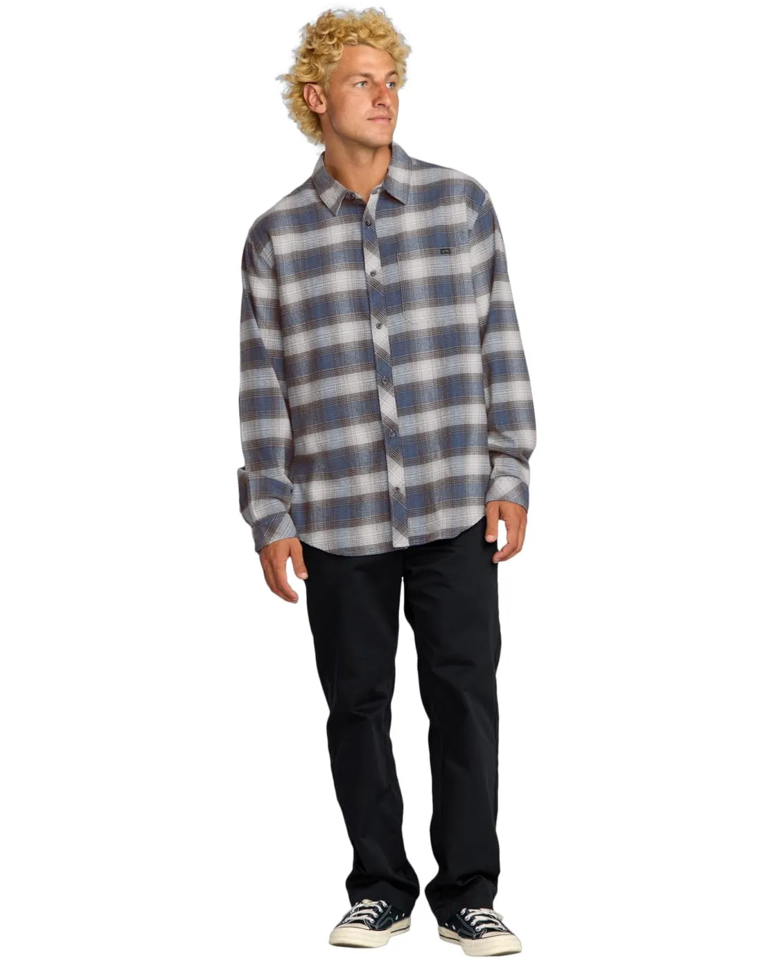 Billabong Coastline Flannel t-shirt uomo flanella morbida