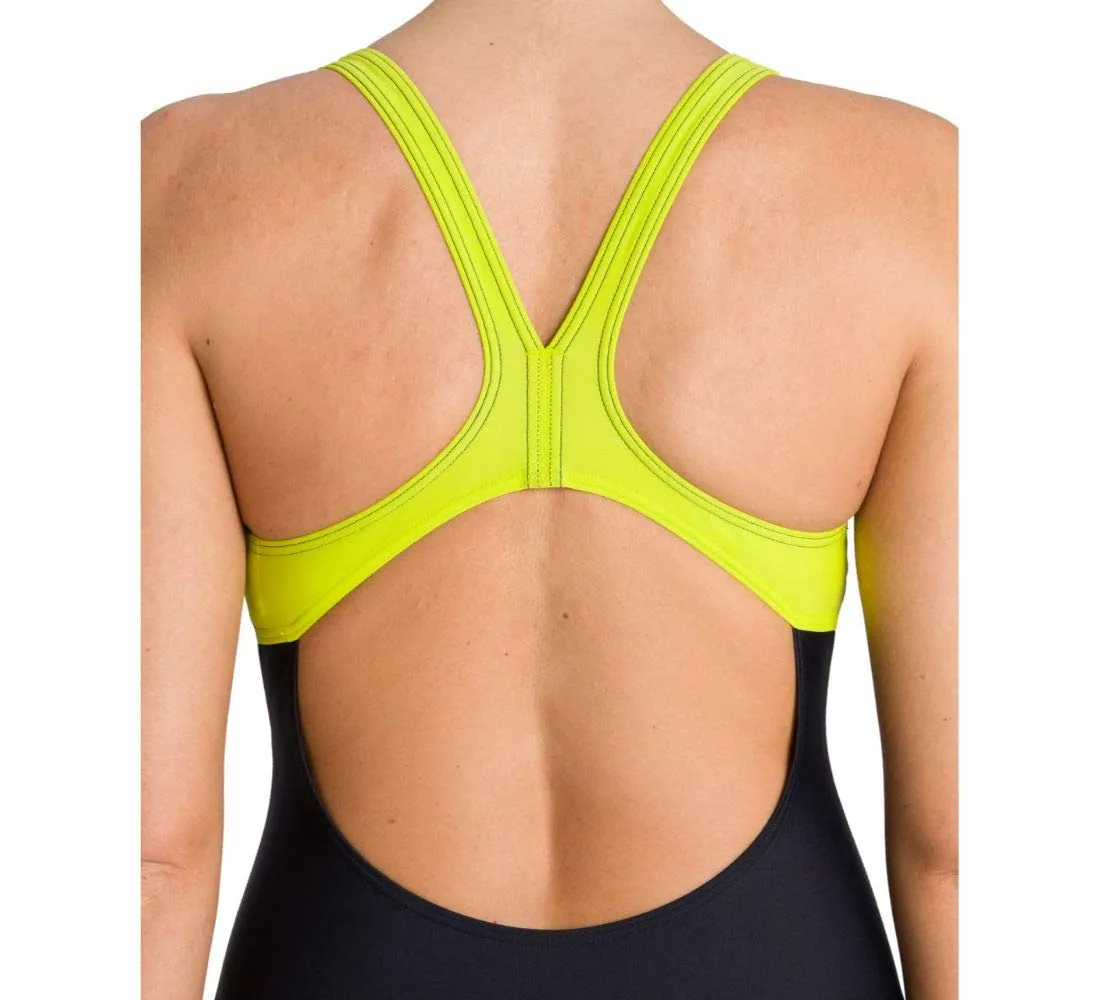 Arena Spirit Swim Pro Back costume intero donna nero taglia 40