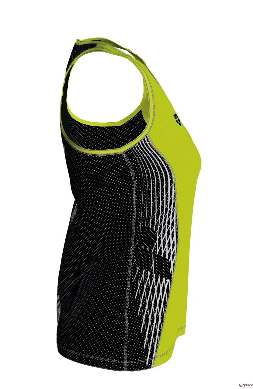 Arena Run Tank Top canotta sportiva donna traspirante asciugatura rapida