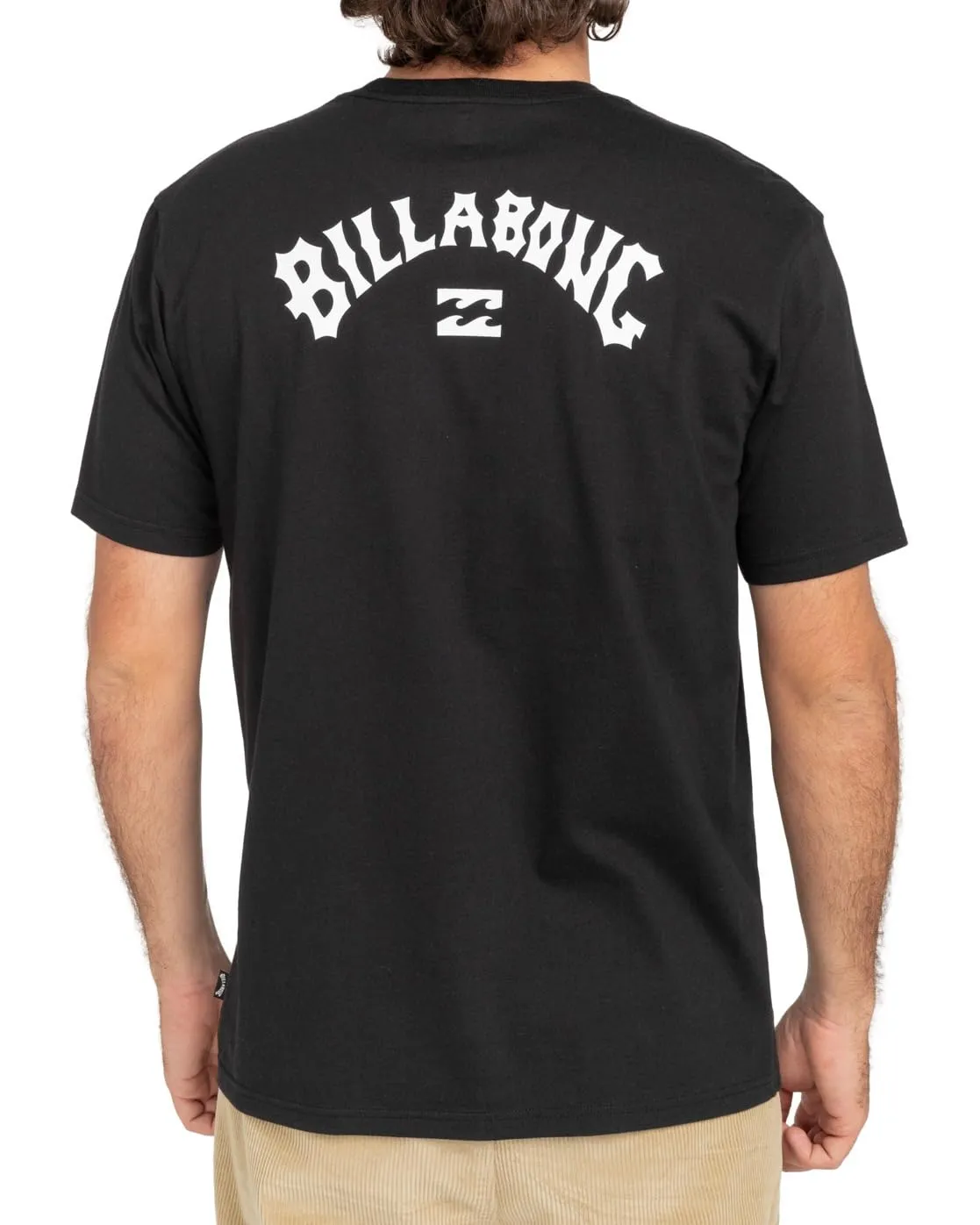 Billabong Arch Wave SS Screen Tee t-shirt ragazzo nero 14 anni cotone