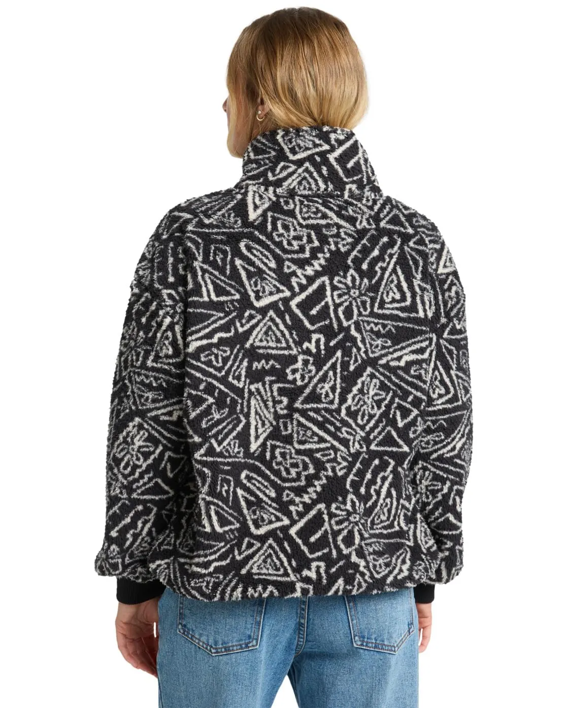 Billabong Time Off felpa donna mezza zip pile