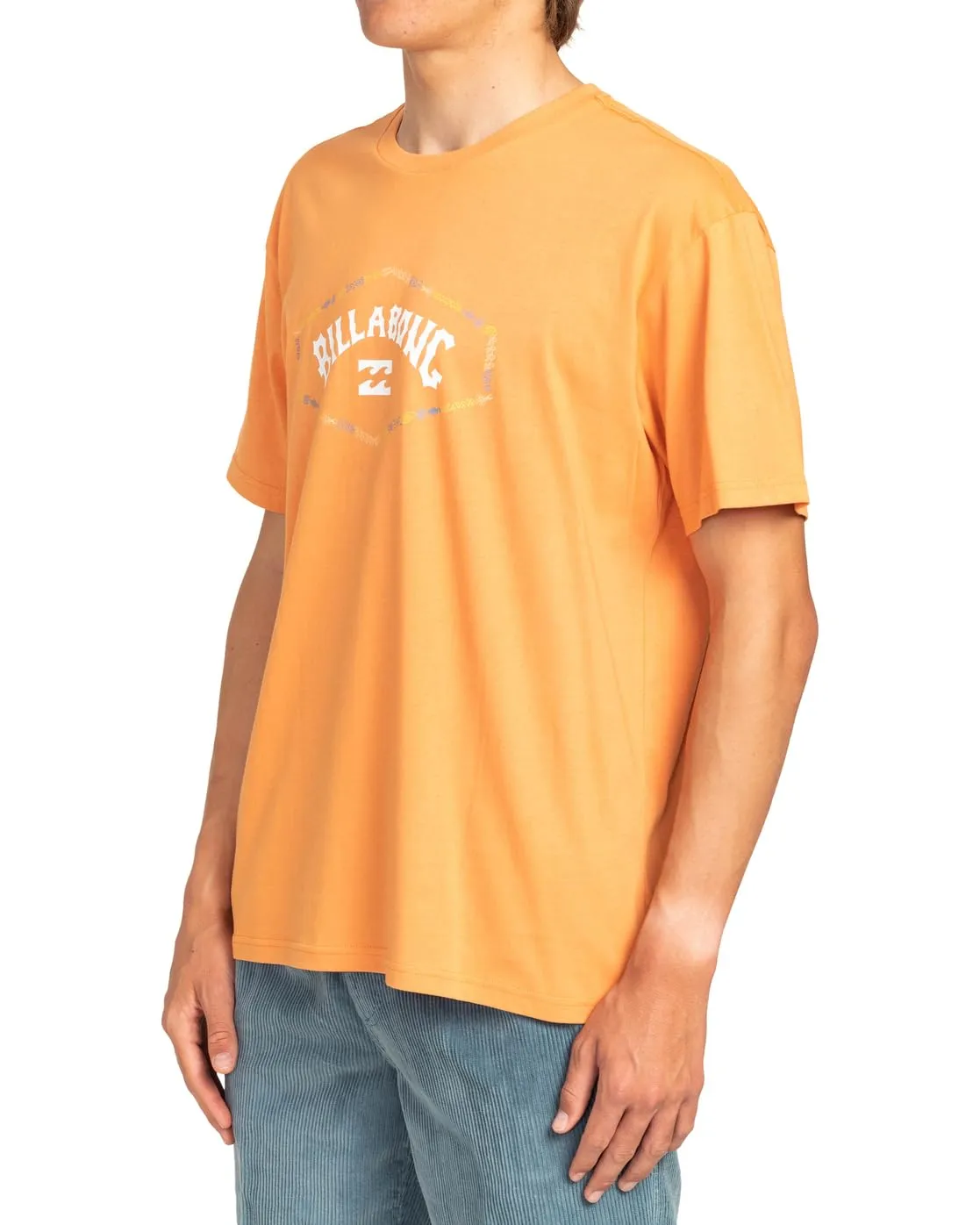 Billabong Exit Arch SS maglietta uomo rossa girocollo