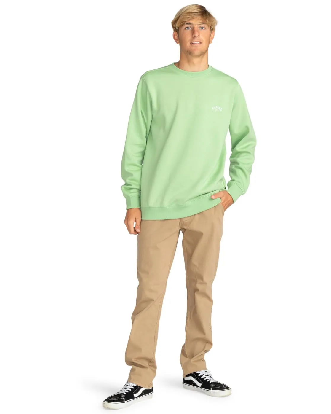 Billabong Arch Felpa Uomo Pile Cotone Riciclato