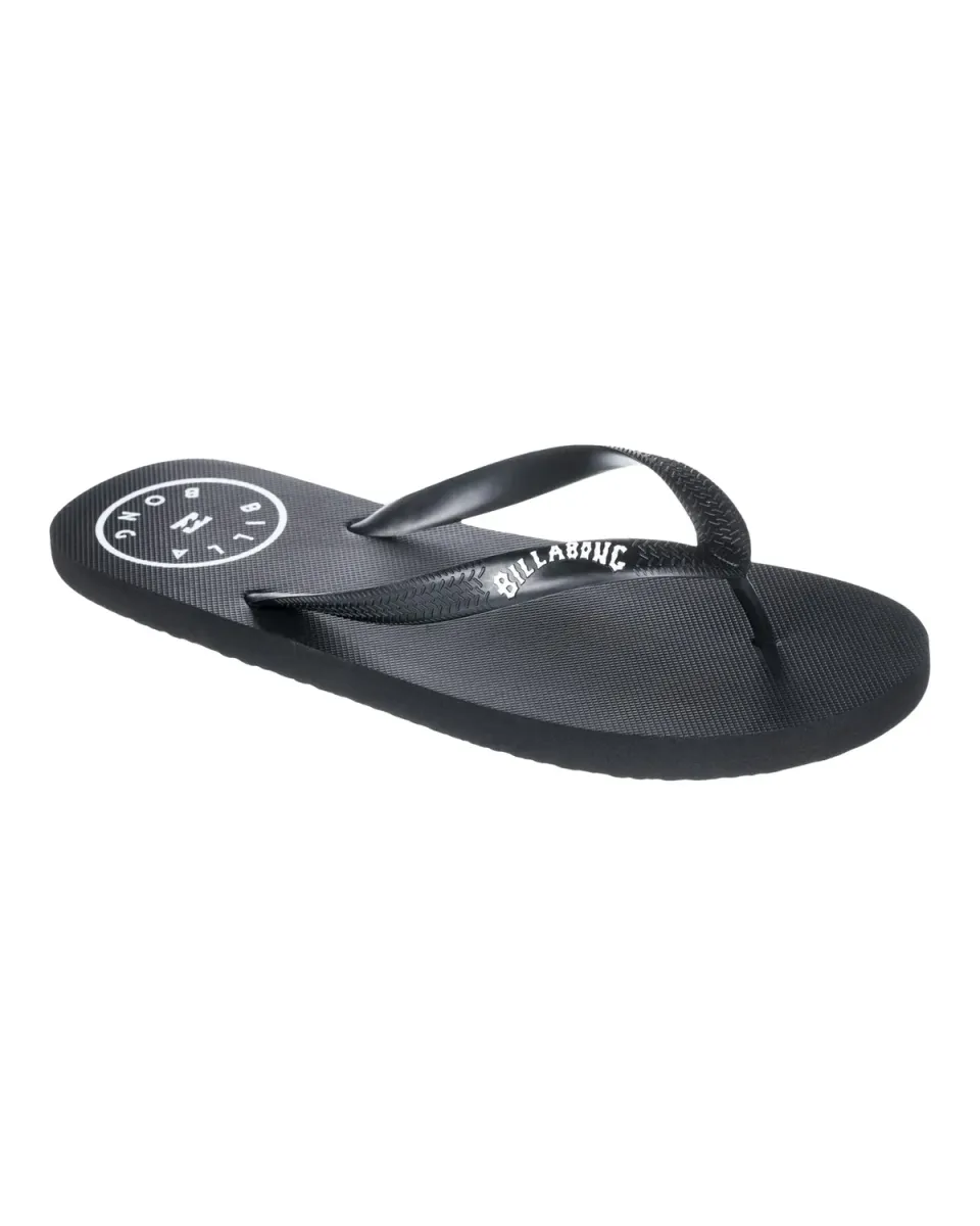 Billabong Tides Classic Solid infradito uomo nero leggero