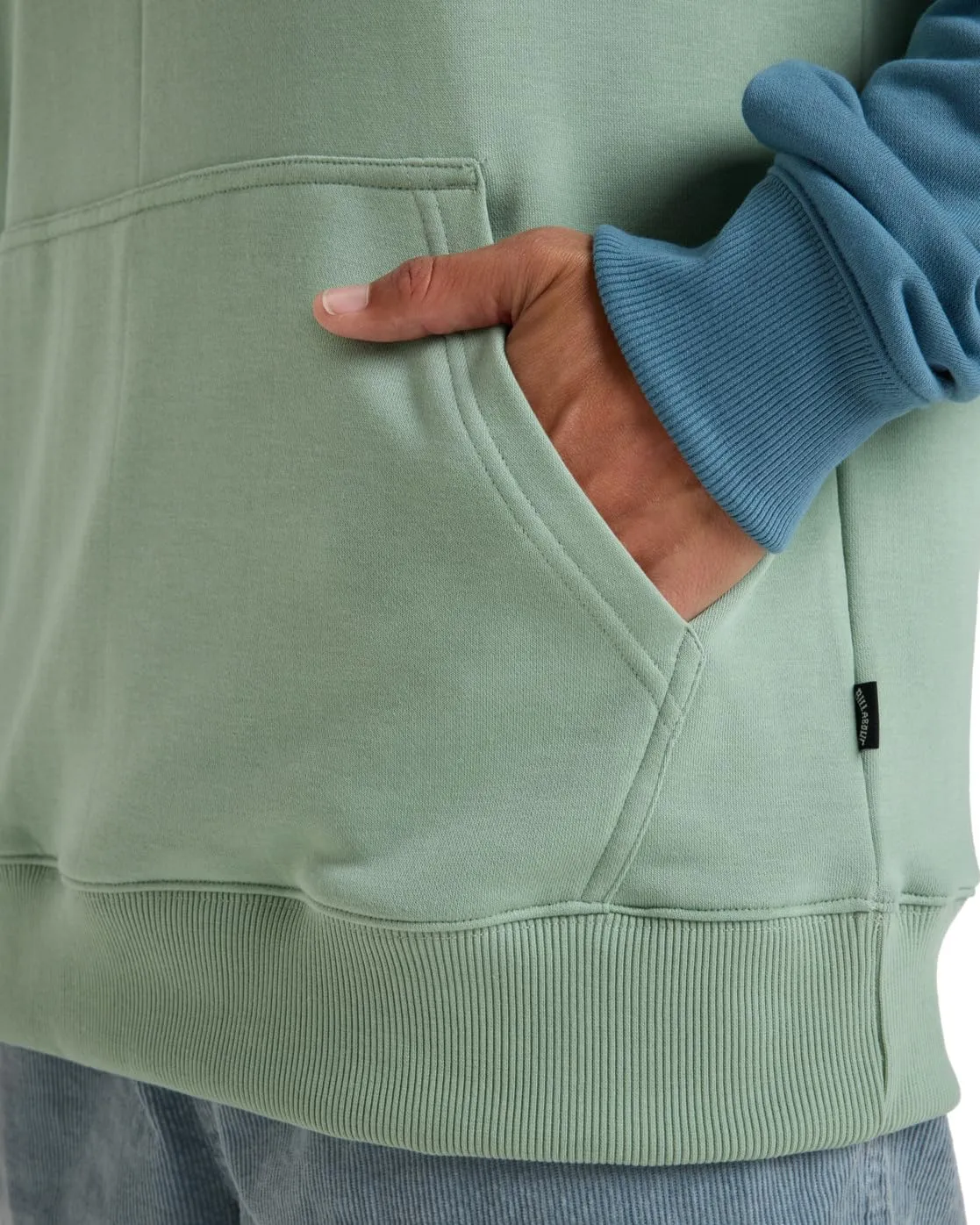 Billabong Arch Block Po Lt felpa uomo seafoam cotone