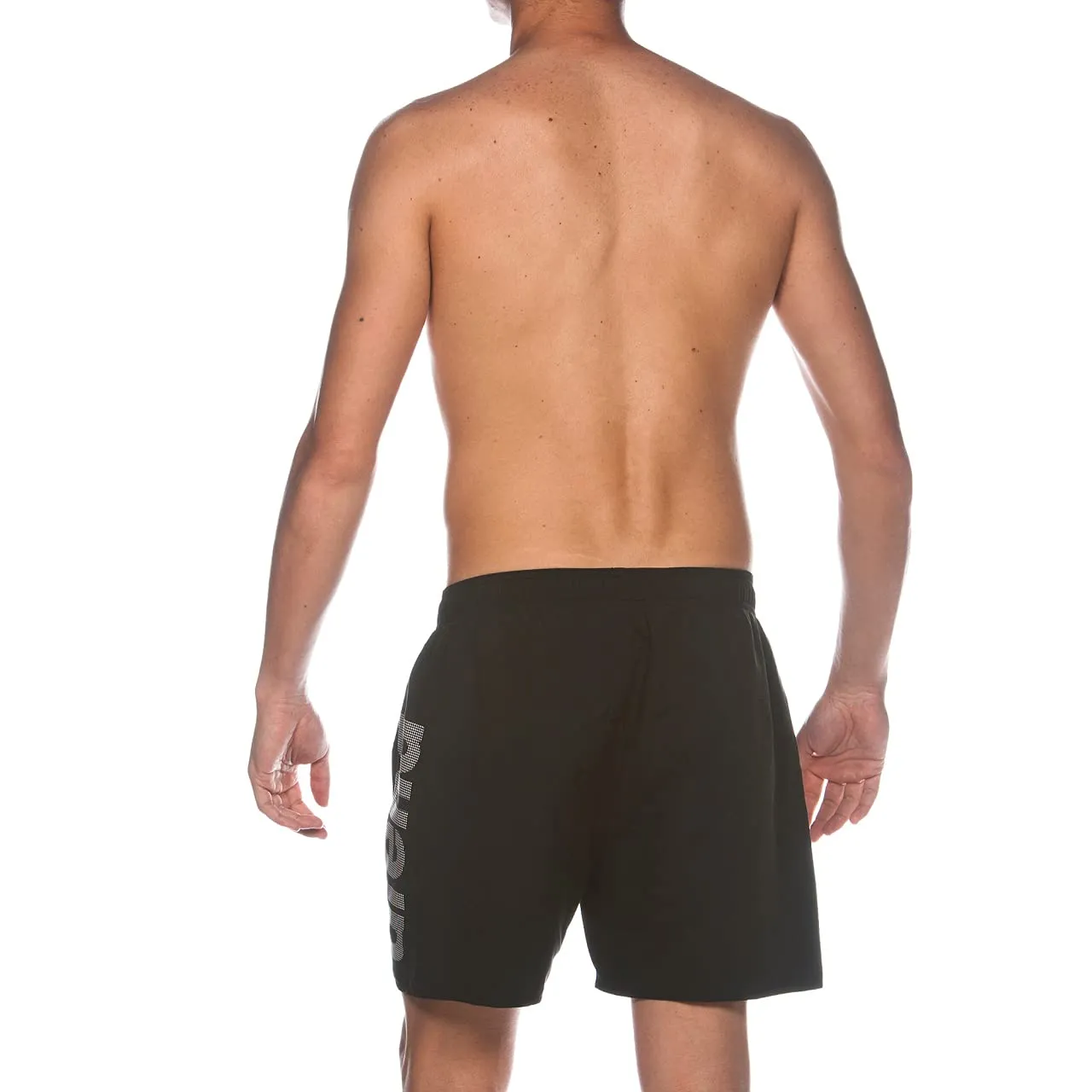 Arena Logo boxer mare uomo nero black-white asciugatura rapida