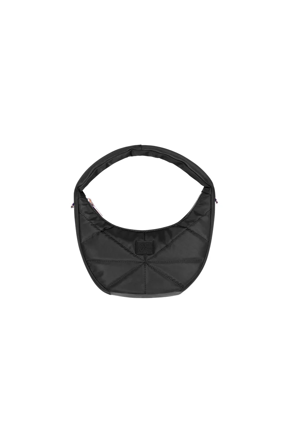 4 Giveness Midi Borsa Nera in Nylon 27 cm