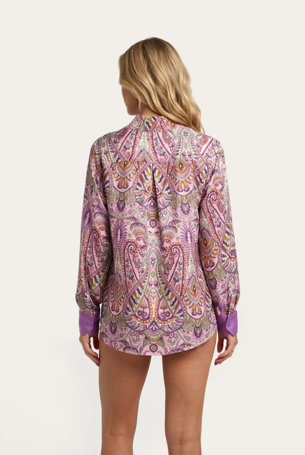 4 Giveness Paisley Bloom camicia fantasia heritage