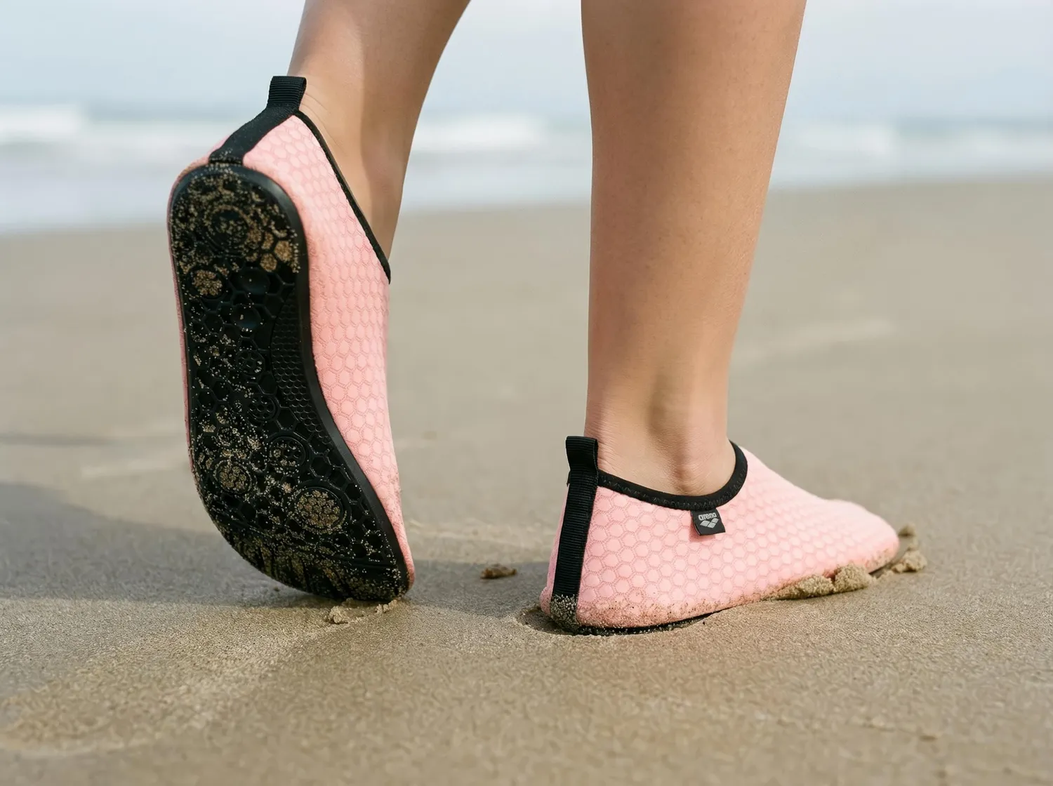 Arena Aqua Socks Honeycomb scarpette da scoglio nero antisdrucciolo