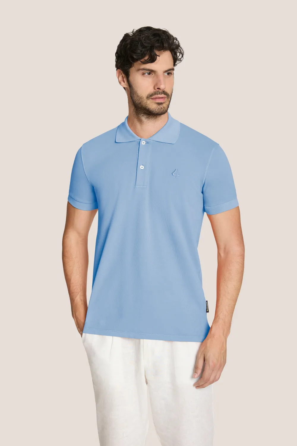 4 Giveness Tinto Old Basic polo uomo off white