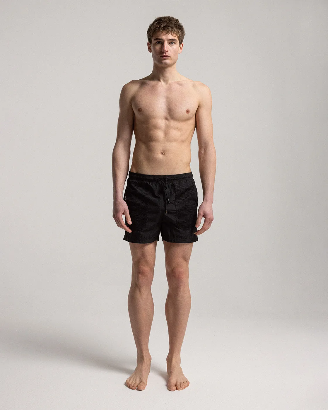 Mosso Sunwear Utility costume boxer nero tasche laterali