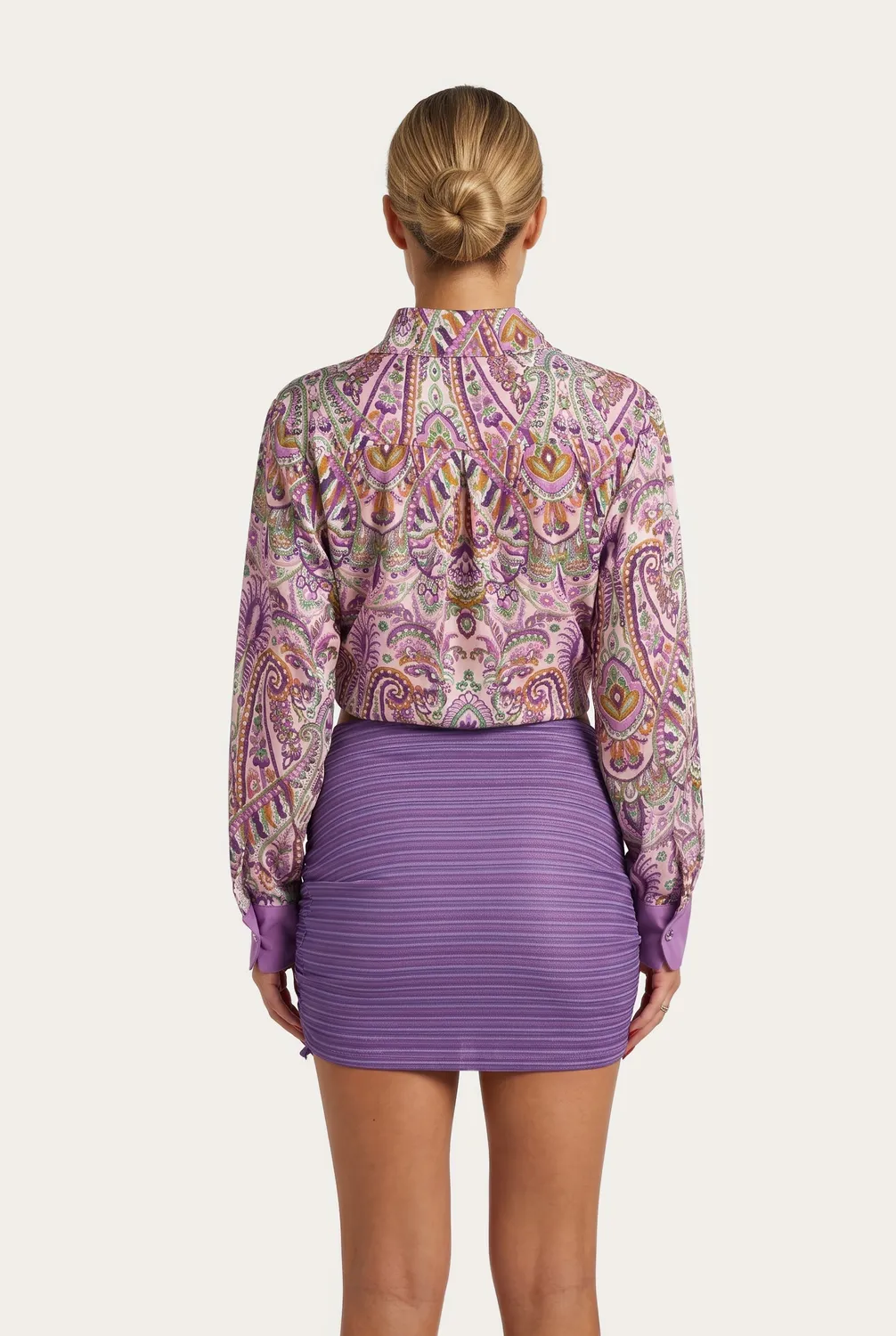 4 Giveness Paisley Bloom camicia fantasia heritage