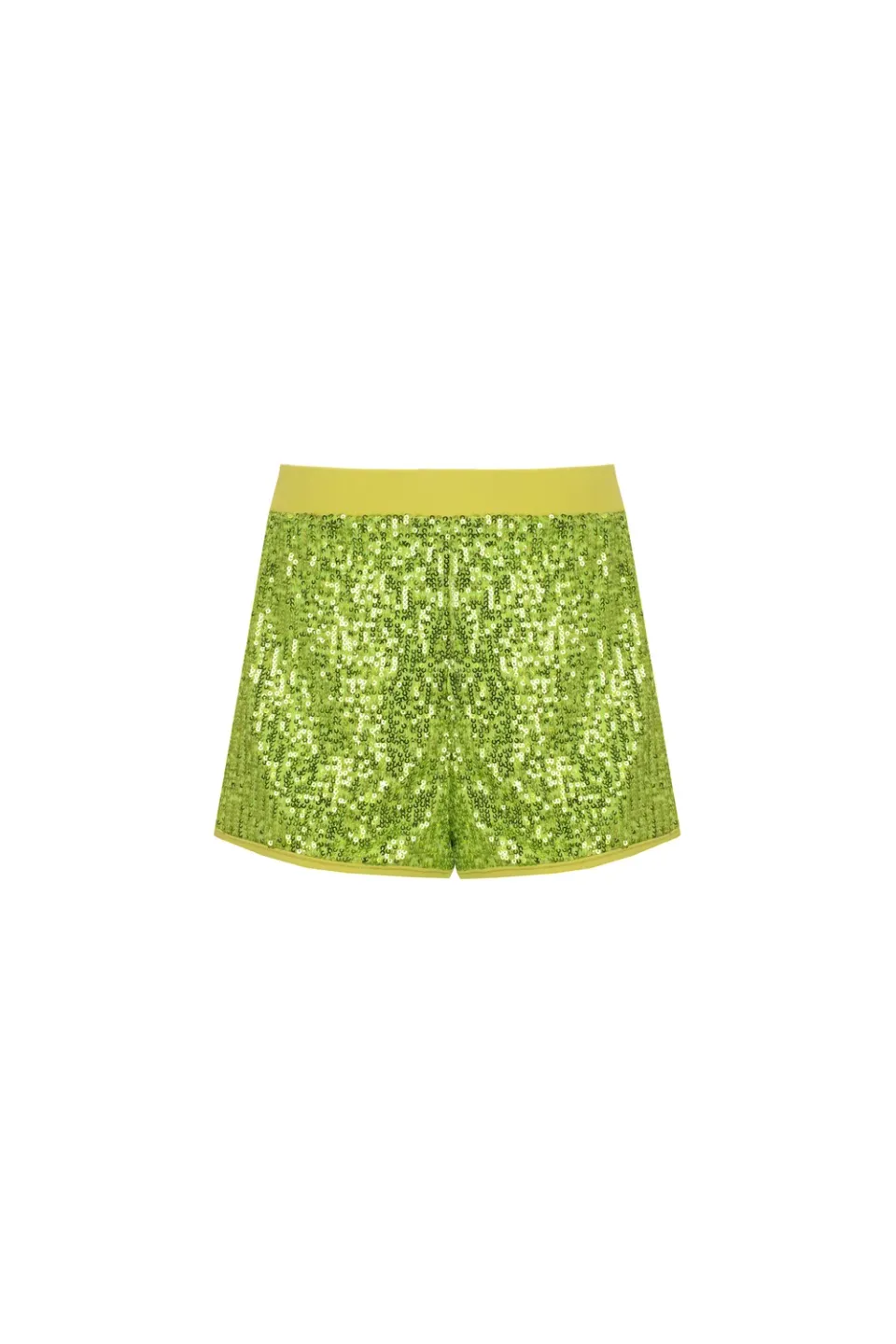 4 Giveness Paillettes short bimba verde con paillettes