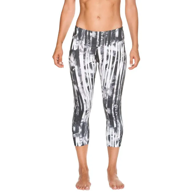 Arena Gym leggings 3/4 donna XL Riviera Black pinocchietto