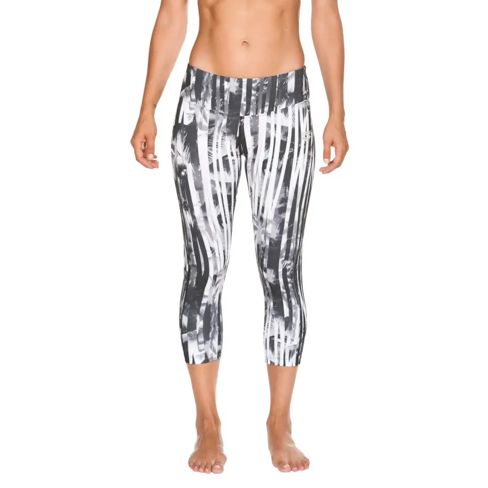 Arena Gym leggings 3/4 donna XL Riviera Black pinocchietto
