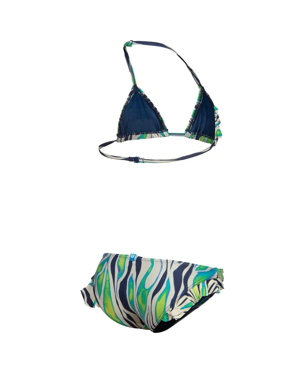 Arena Water Print bikini bambina triangolo stampa