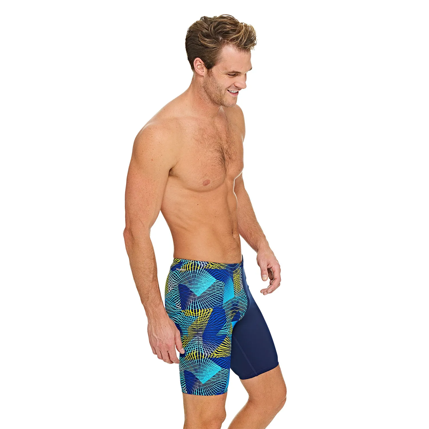 Zoggs Spiro Jammer Costume Uomo Aqualast Cloro Resistente