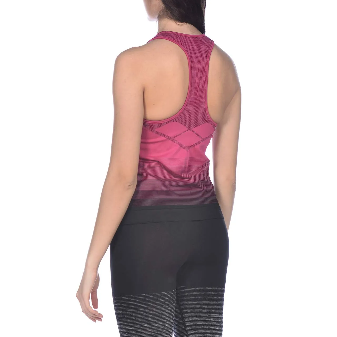 Arena Seamless Tank Top canotta donna nera senza cuciture