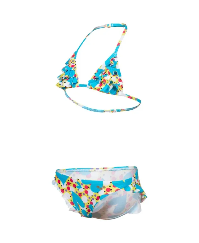 Arena Vintage bikini bambina triangolo Soft Green Multi
