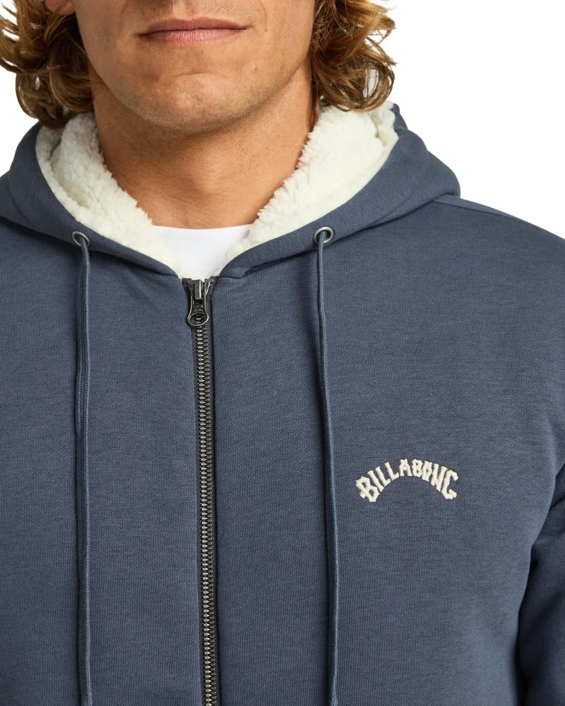 Billabong Arch Sherpa cardigan uomo pile S blu ombra