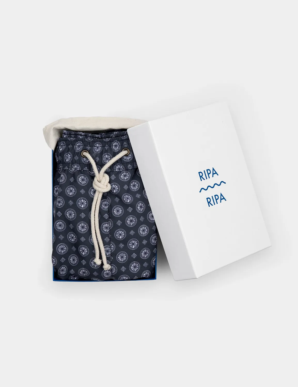 Ripa Ripa Notte Fonda costume mare uomo blu